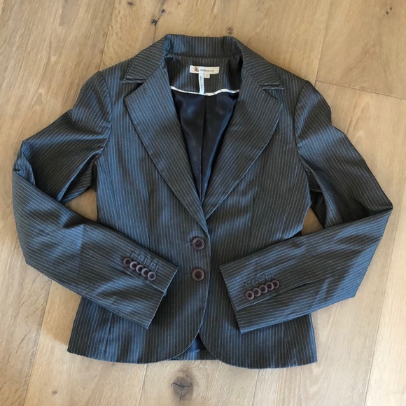 BCBGeneration Jackets & Blazers - BCBGeneration Striped Fitted Career Blazer